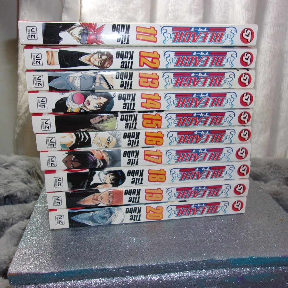 BKS-21 SET OF 10 PAPERBACK BOOKS SERIES BLEACH BY TITE KUBO #11 THRU 20